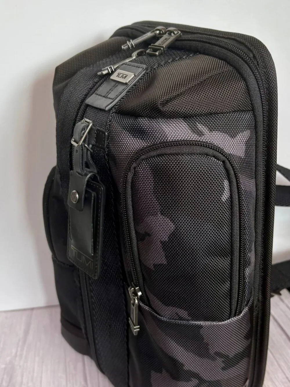 TUMI Higgins Sling Ballistic Nylon Men's Black/Gray Camo NWT